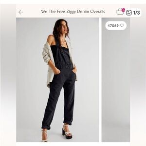 Free people Ziggy overalls